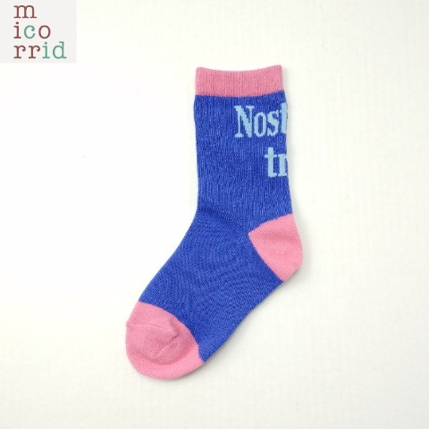 キッズ　クルーソックス（15-20cm・micorrid×チマジロ）