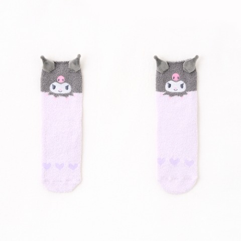 キッズ　クルーソックス（19-24cm　クロミ・ホカロン）