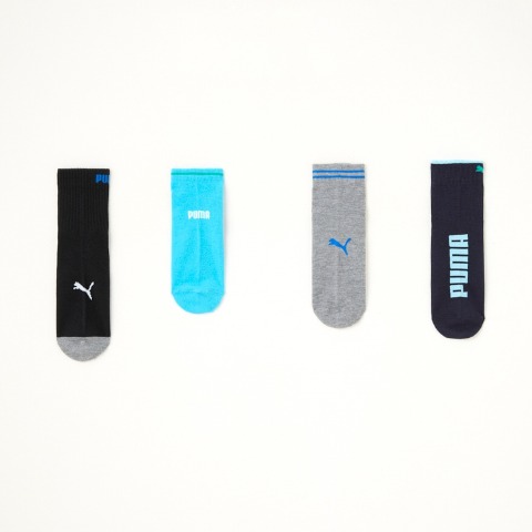 キッズ　ブランドソックス　ハッピーバッグ　6点セット（21-23・23-25cm　PUMA）