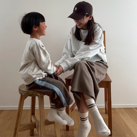 キッズ　3足組ソックス（15-20cm・New Balance×yuri）