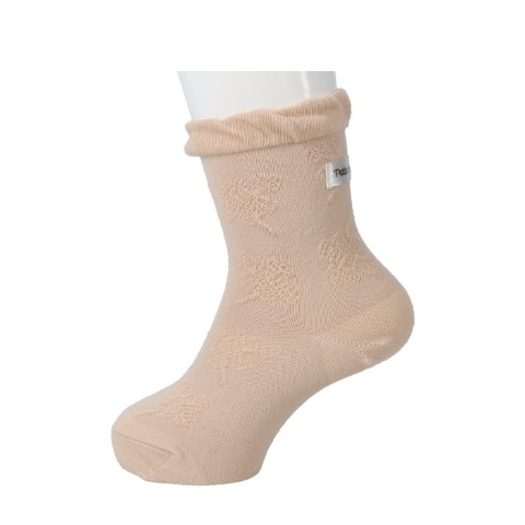 キッズ　クルーソックス（15-20cm・青木菜花）