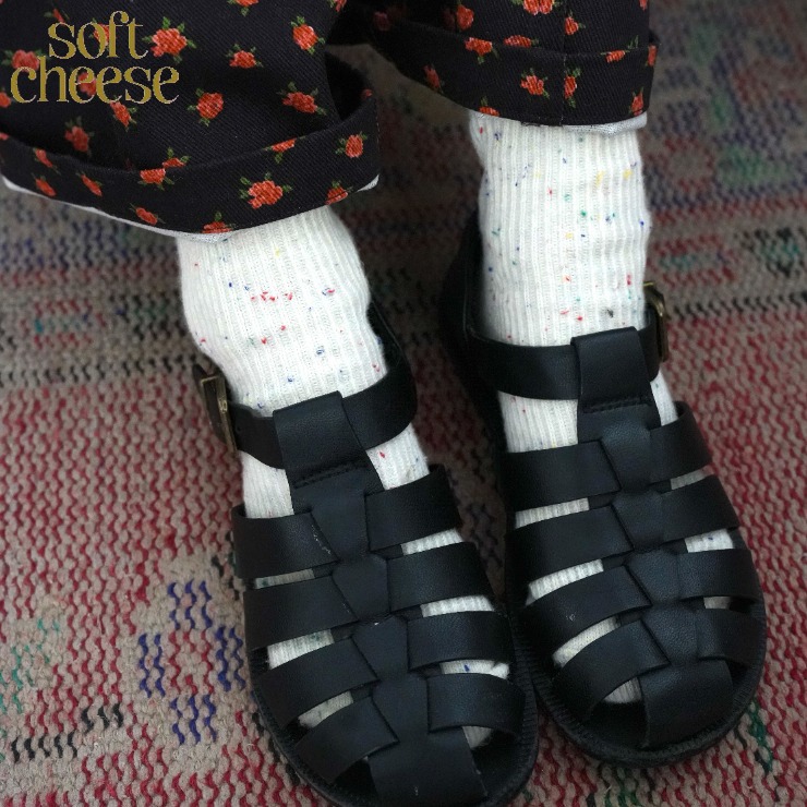 キッズ クルーソックス（15～20cm・soft cheese） | しまむら