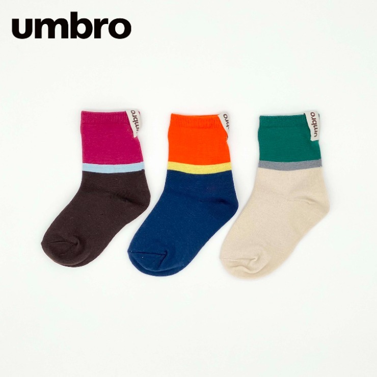 キッズ 3足組ソックス（15-20cm）（umbro×10kun） | しまむら