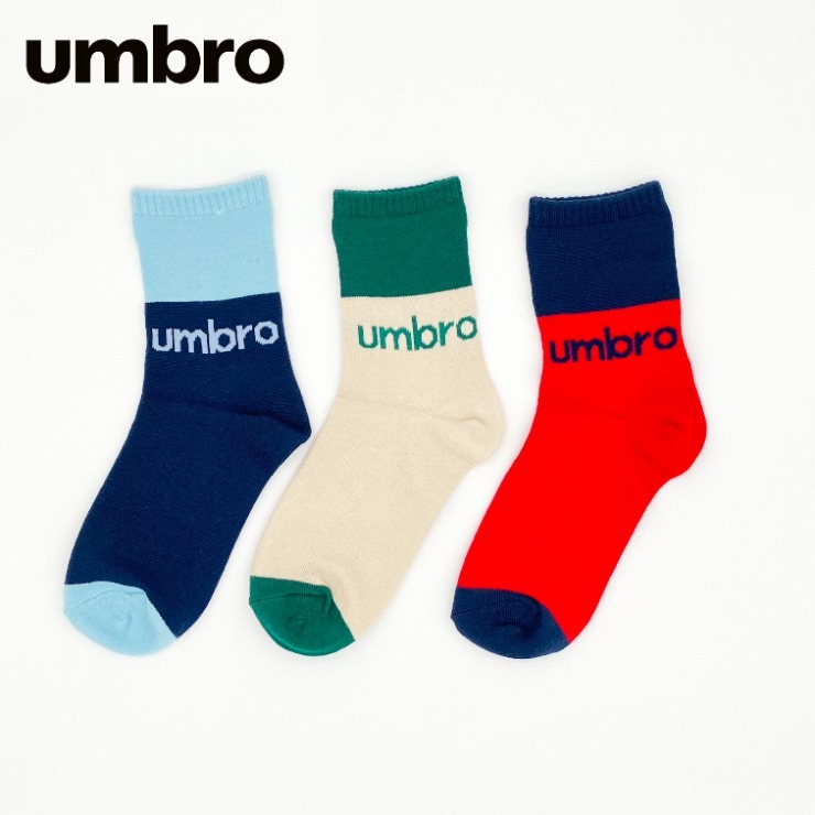 キッズ 3足組ソックス（19-24cm）（umbro×10kun） | しまむら