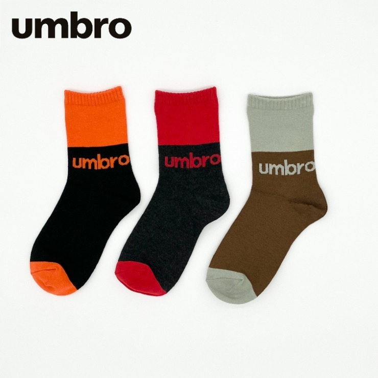 キッズ 3足組ソックス（19-24cm）（umbro×10kun） | しまむら