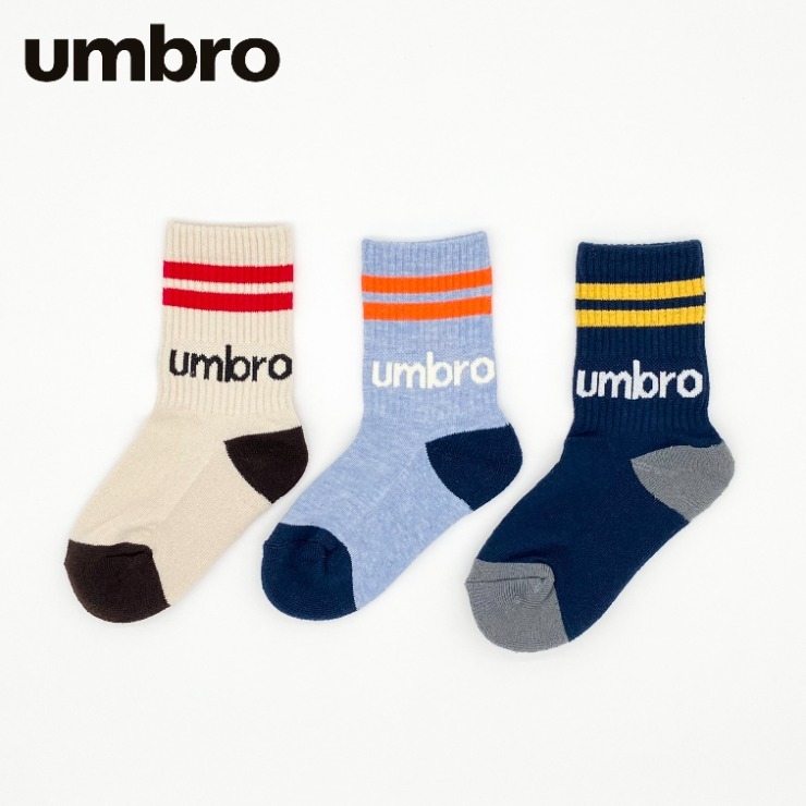 キッズ 3足組ソックス（15-20cm）（umbro×10kun） | しまむら