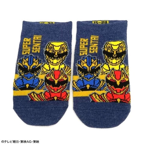 キッズ　スニーカーインソックス（15-20cm・戦隊）