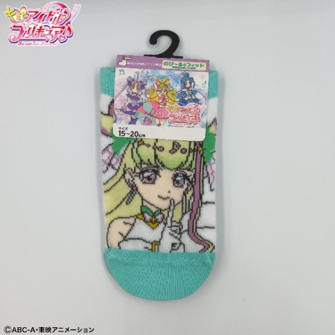 キッズ　スニーカーインソックス（15-20cm・プリキュア）