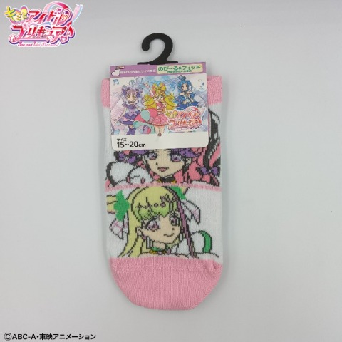 キッズ　スニーカーインソックス（15-20cm・プリキュア）
