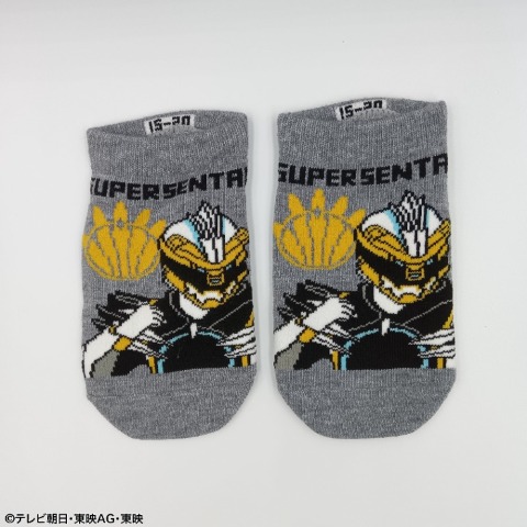 キッズ　スニーカーインソックス（15-20cm・戦隊）