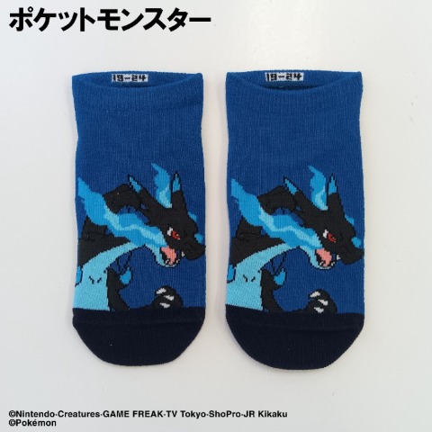 キッズ　スニーカーインソックス（15-20・19-24cm / ポケットモンスター）