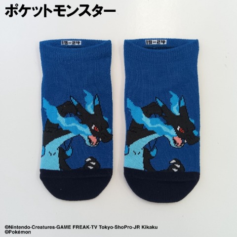キッズ　スニーカーインソックス（15-20・19-24cm / ポケットモンスター）