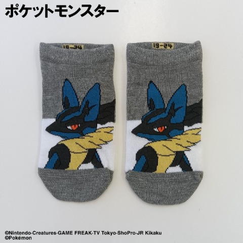 キッズ　スニーカーインソックス（15-20・19-24cm / ポケットモンスター）