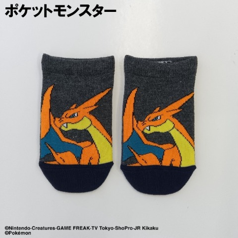 キッズ　スニーカーインソックス（15-20・19-24cm / ポケットモンスター）