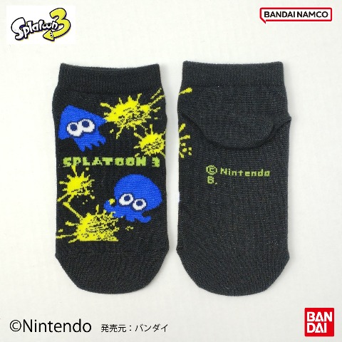 キッズ　スニーカーインソックス（19-24cm・スプラトゥーン3）