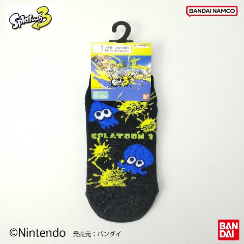 キッズ　スニーカーインソックス（19-24cm・スプラトゥーン3）