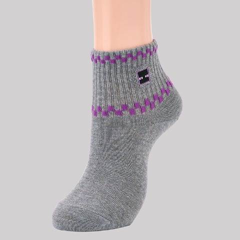 キッズ 3足組ショートソックス（19-24cm・マインクラフト）
