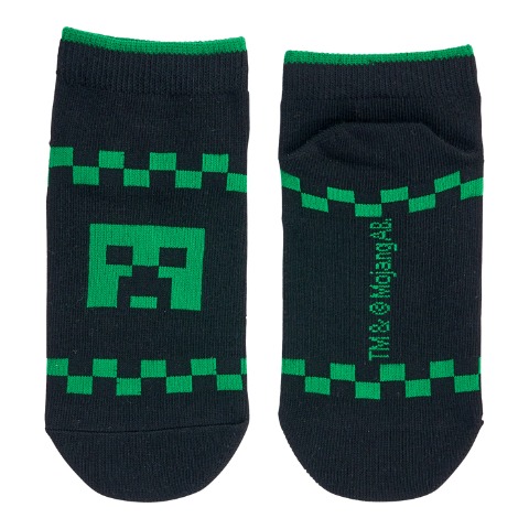 キッズ スニーカーソックス（19-24cm・マインクラフト）