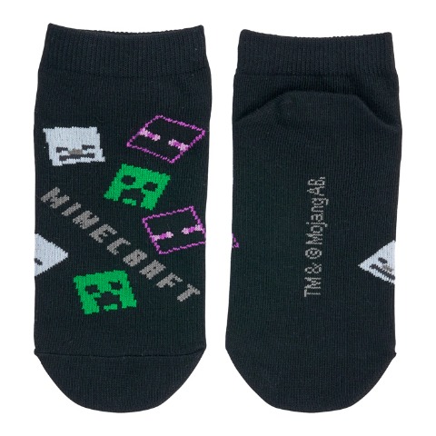 キッズ スニーカーソックス（19-24cm・マインクラフト）