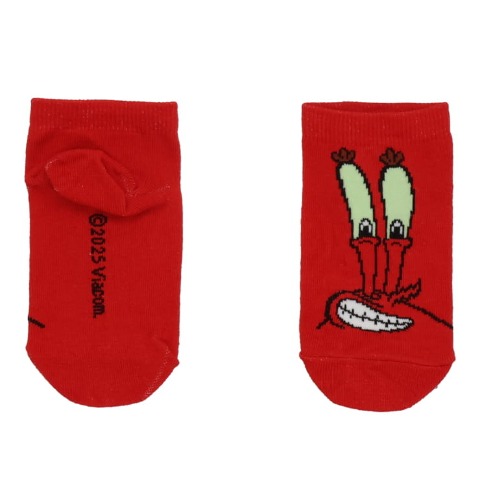 キッズ　6足組ソックス（15-20cm　スポンジボブ）
