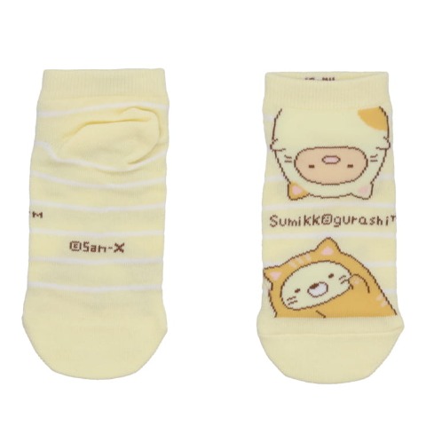 キッズ　6足組スニーカーインソックス（19-24cm・すみっコぐらし）