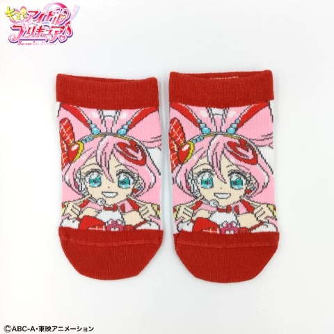 キッズ　スニーカーインソックス（15-20cm・プリキュア）
