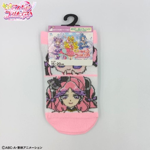 キッズ　スニーカーインソックス（15-20cm・プリキュア）