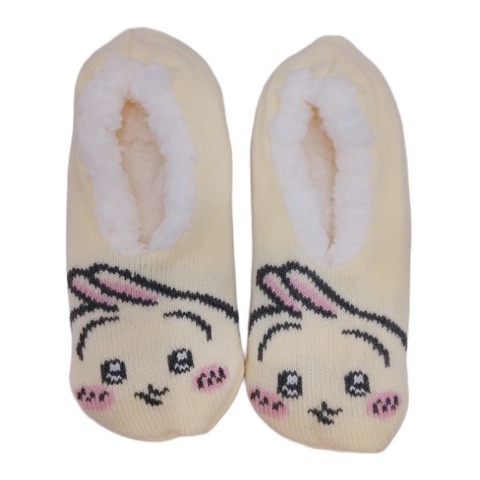 キッズ　ボアルームシューズ（21-23cm・うさぎ）