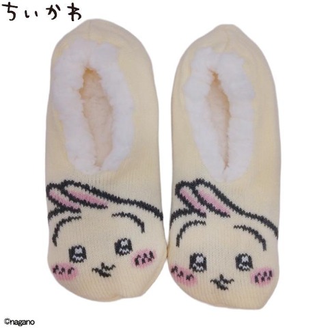 キッズ　ボアルームシューズ（21-23cm・うさぎ）