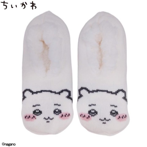 キッズ　ボアルームシューズ（21-23cm・ちいかわ）