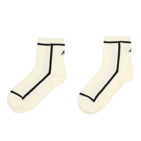 キッズ　3足組ソックス（19-24cm　ニューバランス×yumi）
