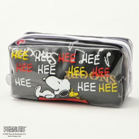 キッズ　6足組フロントソックス（19～24cm・PEANUTS）