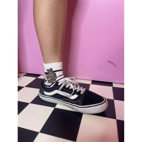 キッズ　6足組ソックス（19-24cm　チロルチョコ×るうな）