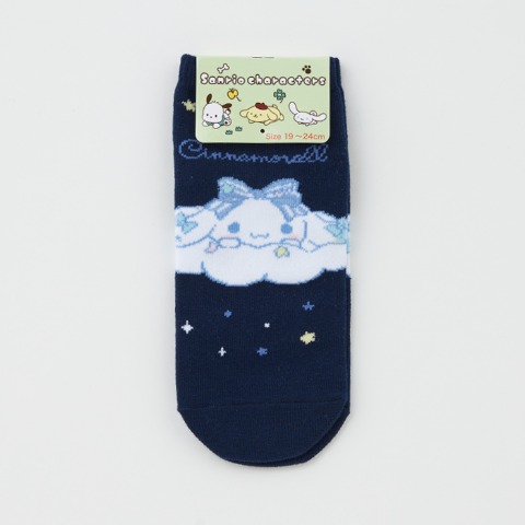 キッズ　ソックス（19-24cm・シナモロール）