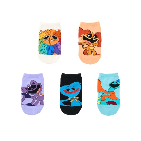 キッズ　5足組ソックス（15-20cm・Poppy Playtime）