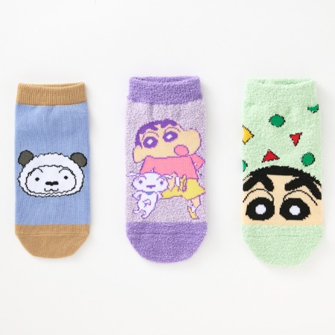 キッズ　6足組ソックス（19-24cm・クレヨンしんちゃん）