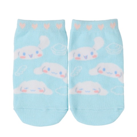 キッズ　6足組スニーカーインソックス（15-20cm・シナモロール）