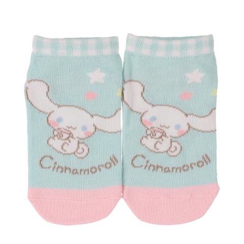 キッズ　6足組スニーカーインソックス（15-20cm・シナモロール）