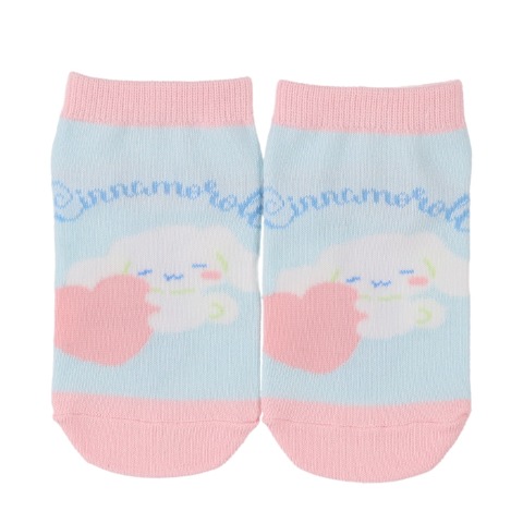 キッズ　6足組スニーカーインソックス（15-20cm・シナモロール）