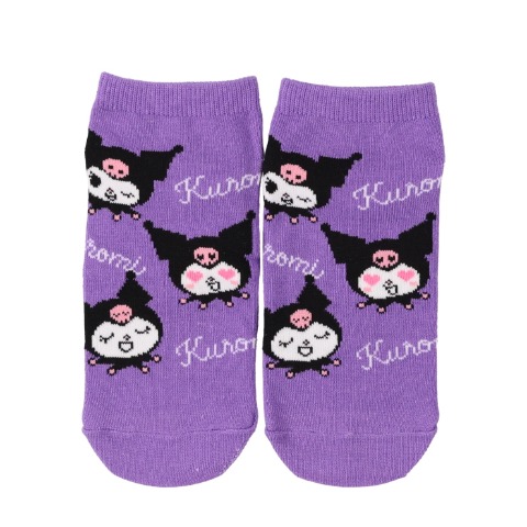 キッズ　6足組スニーカーインソックス（19-24cm・クロミ）