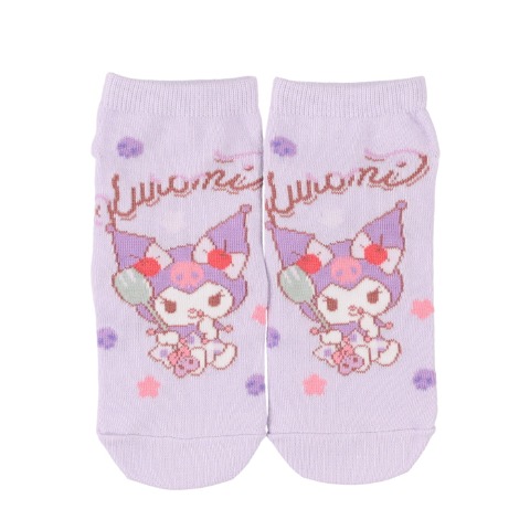 キッズ　6足組スニーカーインソックス（19-24cm・クロミ）