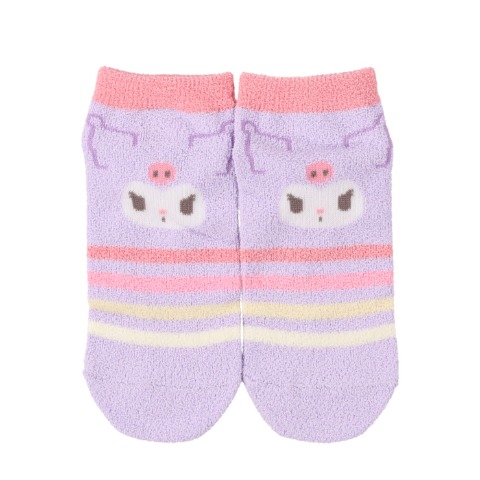 キッズ　6足組スニーカーインソックス（19-24cm・クロミ）