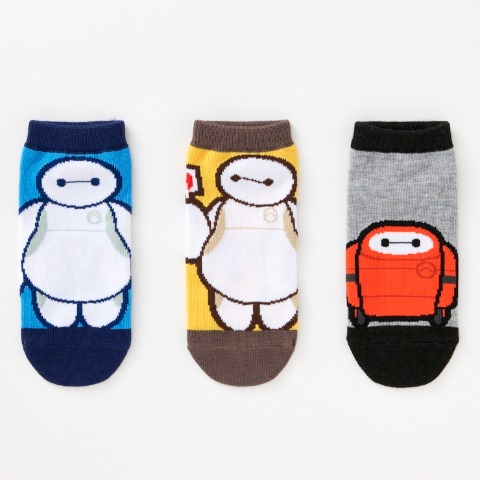 キッズ　6足組ソックス（15-20cm・ベイマックス）
