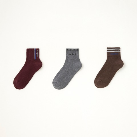 キッズ　ブランドソックス　ハッピーバッグ　6点セット（21-23cm・UMBRO）