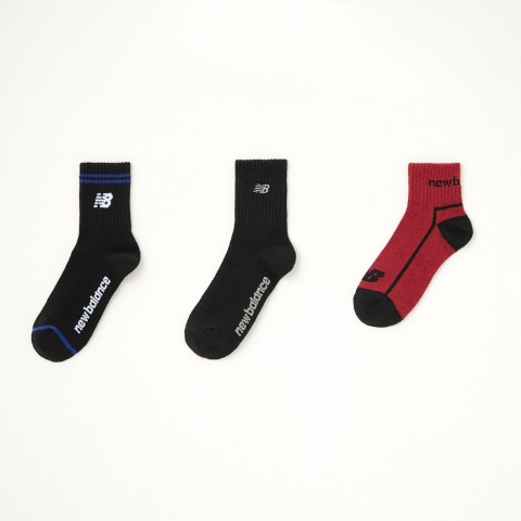 キッズ　ブランドソックス　ハッピーバッグ　6点セット（21-23・23-25cm　ニューバランス）