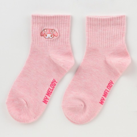 キッズ　3足組ソックス（19-24cm・サンリオキャラクターズ）