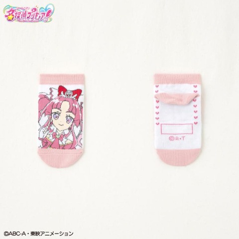 キッズ　スニーカーインソックス（15-20cm・プリキュア）