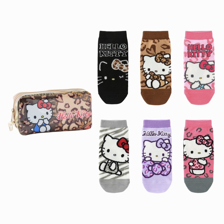 キッズ 6足組ソックス（19～24cm・ハローキティ） | しまむら