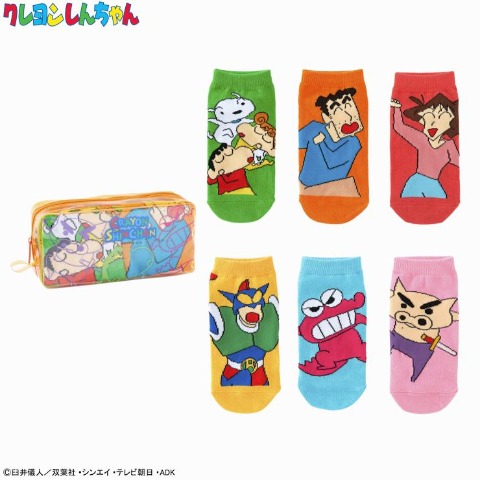 キッズソックス（クレヨンしんちゃん　19-24cm）