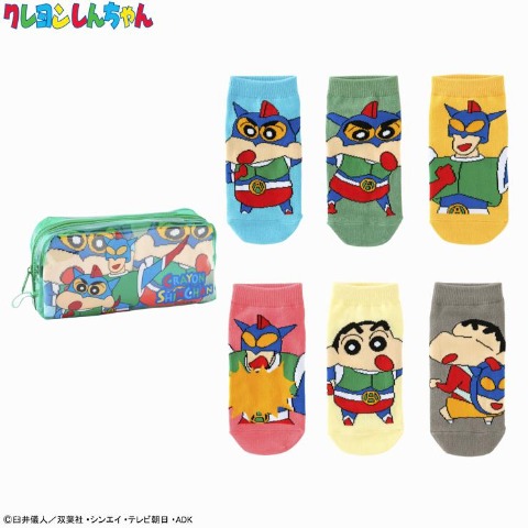 キッズソックス（クレヨンしんちゃん　19-24cm）